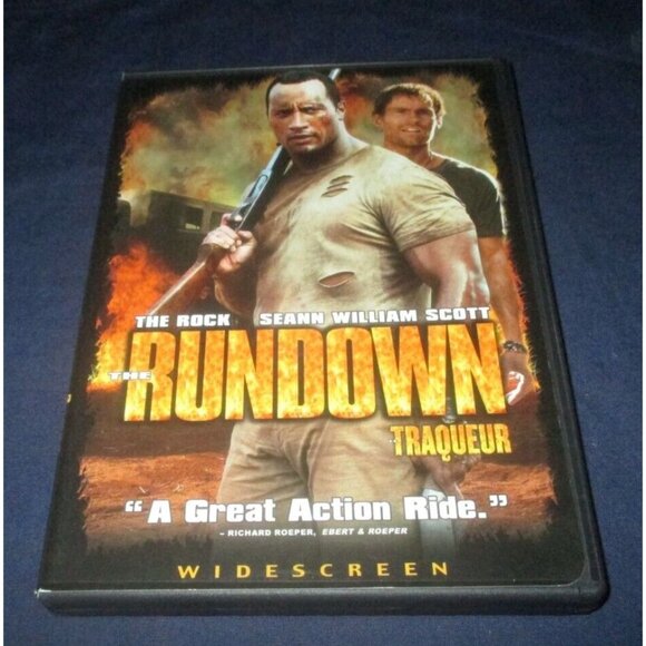 The Rundown (DVD, 2004, Canadian) The Rock, Seann William Scott - Picture 1 of 3